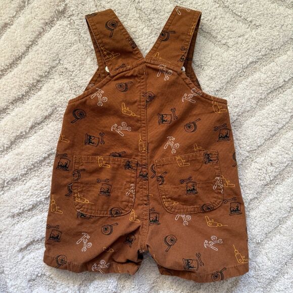 Carhartt Brown Kids Overalls Size 12 Months - Picture 4 of 6